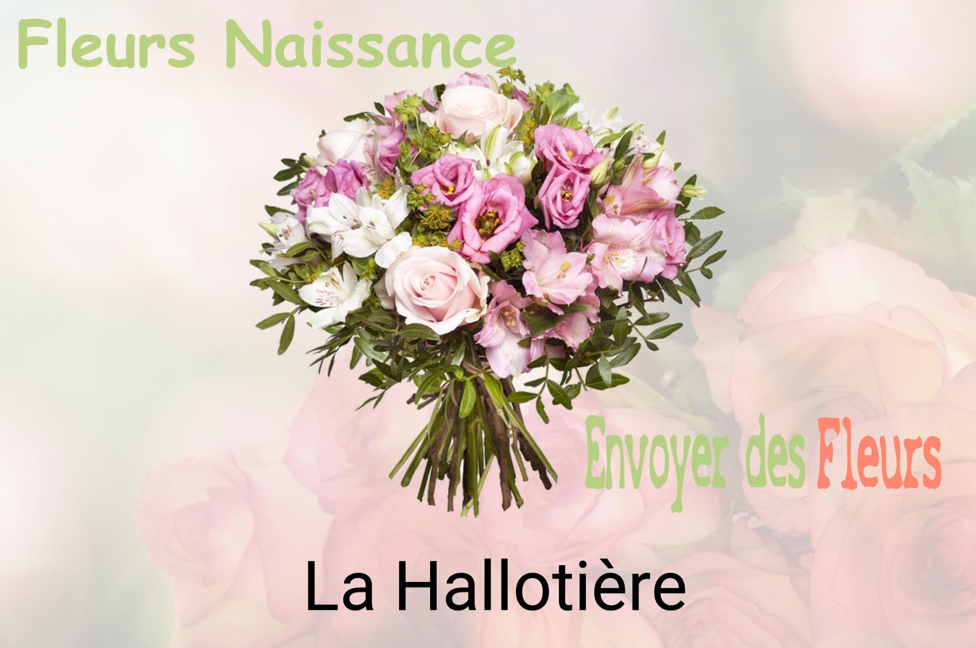 Bouquet de fleurs de naissance livré à La Hallotière